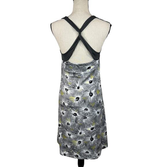 Patagonia Medium Morning Glory Dress Floral Stretch Cross-Back Straps Scoop Neck - Picture 4 of 9